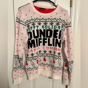 The Office Dunder Mifflin Men’s Ugly Christmas Sweater